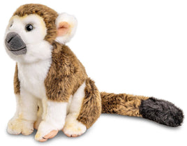 Uni Toys - Squirrel monkey, sitting - 19 cm (height) - cuddly/plush toy - Guzzgoggs
