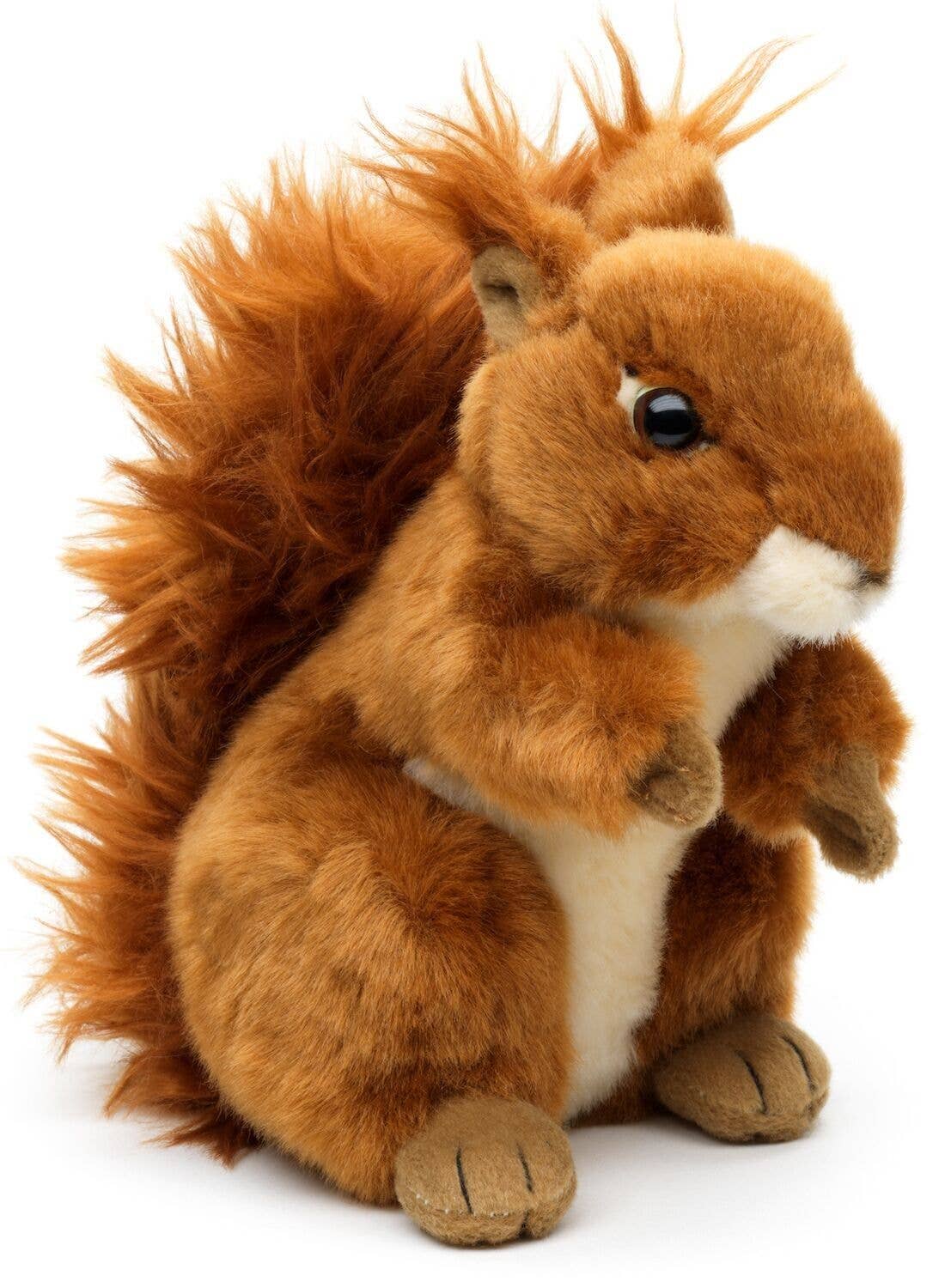 Uni Toys - Squirrel, standing - 17 cm (height) - Soft Plush Toy - Guzzgoggs
