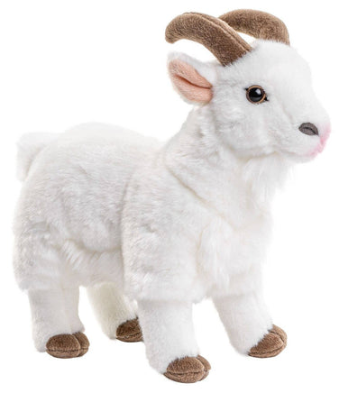 Uni Toys - White mountain goat - 29 cm (length) - cuddly/plush toy - Guzzgoggs