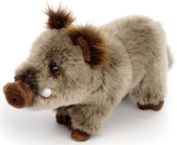 Uni Toys - Wild Boar, standing - 25 cm (length) - cuddly/plush toy - Guzzgoggs
