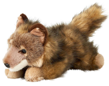 Uni Toys - Wolf cub lying down - 24 cm (length) - Guzzgoggs