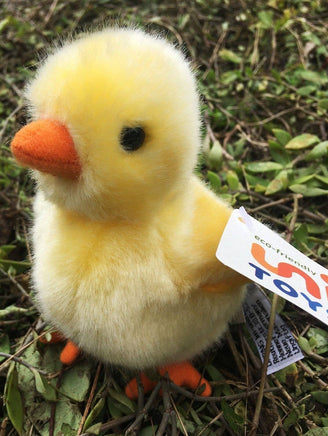 Uni Toys - Yellow chick - 13 cm (height) - cuddly/plush toy - Guzzgoggs