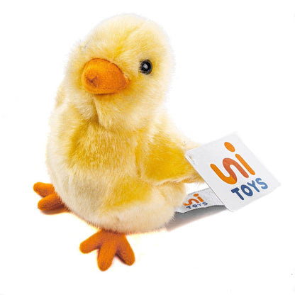 Uni Toys - Yellow chick - 13 cm (height) - cuddly/plush toy - Guzzgoggs