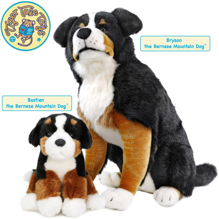 VIAHART Bastien The Bernese Mountain Dog 12.5 Inch Plush - Guzzgoggs