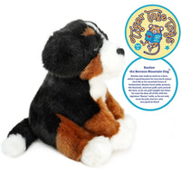 VIAHART Bastien The Bernese Mountain Dog 12.5 Inch Plush - Guzzgoggs