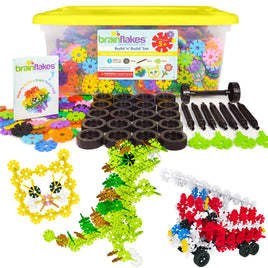 VIAHART Brain Flakes 2500 Pcs Build 'n' Build Set Construction Toy - Guzzgoggs