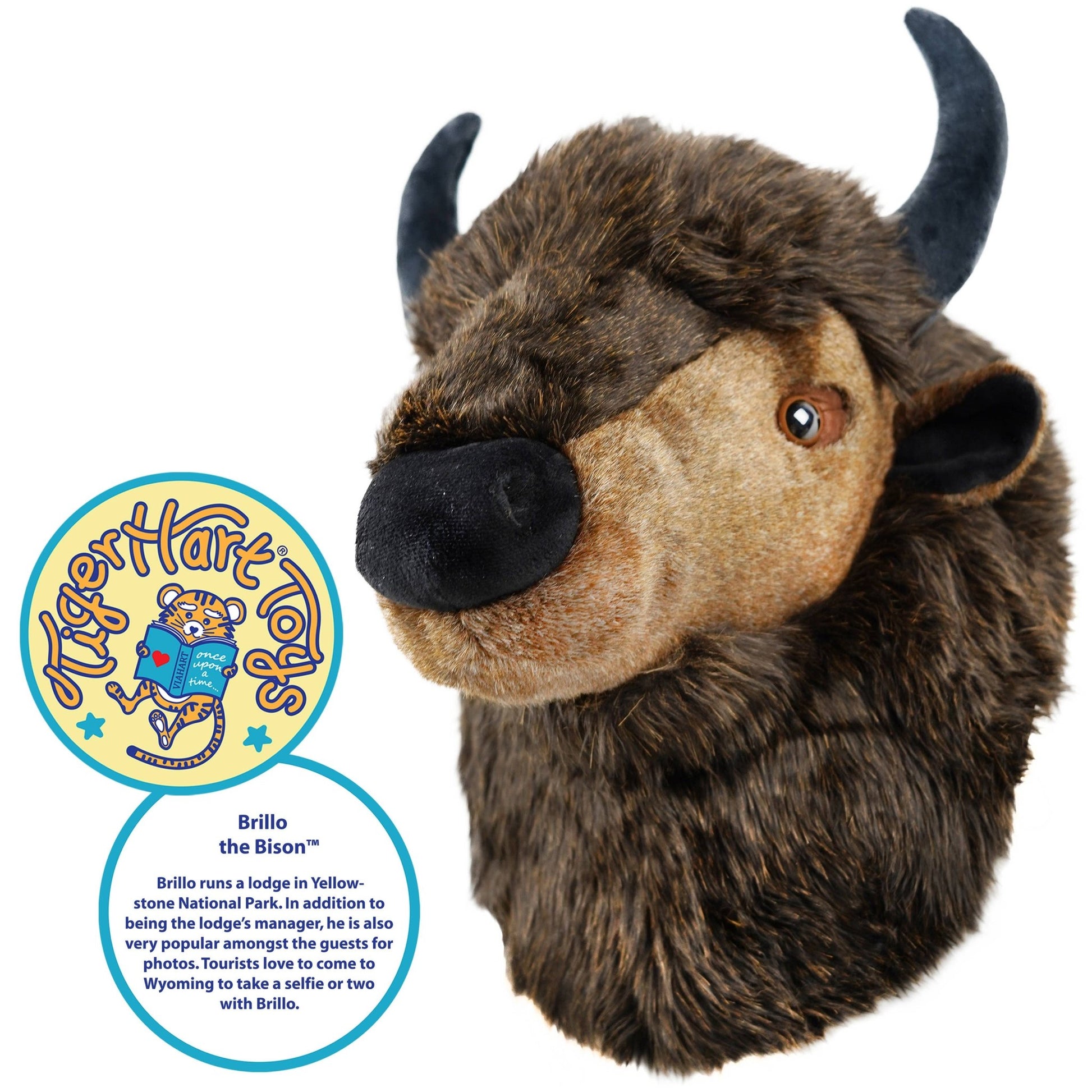 VIAHART Brillo the Bison 17 Inch Stuffed Animal Plush - Guzzgoggs