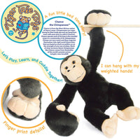VIAHART Chance the Chimpanzee Stuffed Animal Plush - Guzzgoggs