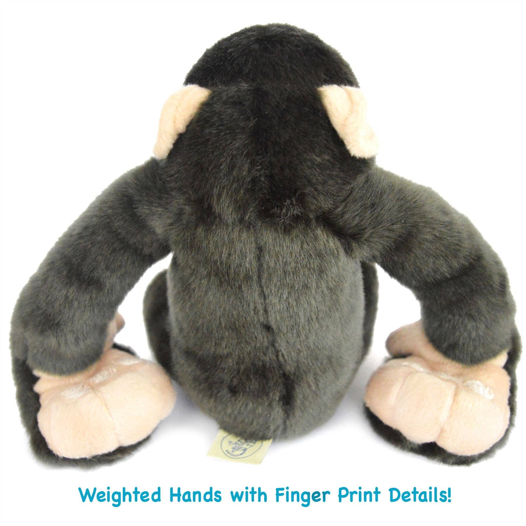 VIAHART Chance the Chimpanzee Stuffed Animal Plush - Guzzgoggs