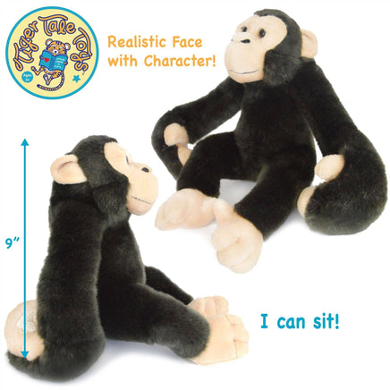 VIAHART Chance the Chimpanzee Stuffed Animal Plush - Guzzgoggs