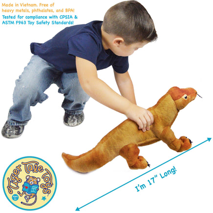 VIAHART Kusumo The Komodo Dragon 17 Inch Stuffed Animal Plush - Guzzgoggs