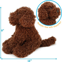 VIAHART Laurel The Labradoodle 12 Inch Stuffed Animal Plush - Guzzgoggs