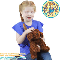 VIAHART Laurel The Labradoodle 12 Inch Stuffed Animal Plush - Guzzgoggs