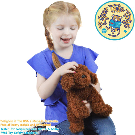 VIAHART Laurel The Labradoodle 12 Inch Stuffed Animal Plush - Guzzgoggs