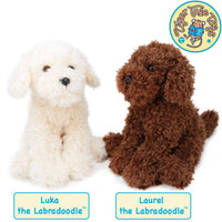 VIAHART Laurel The Labradoodle 12 Inch Stuffed Animal Plush - Guzzgoggs
