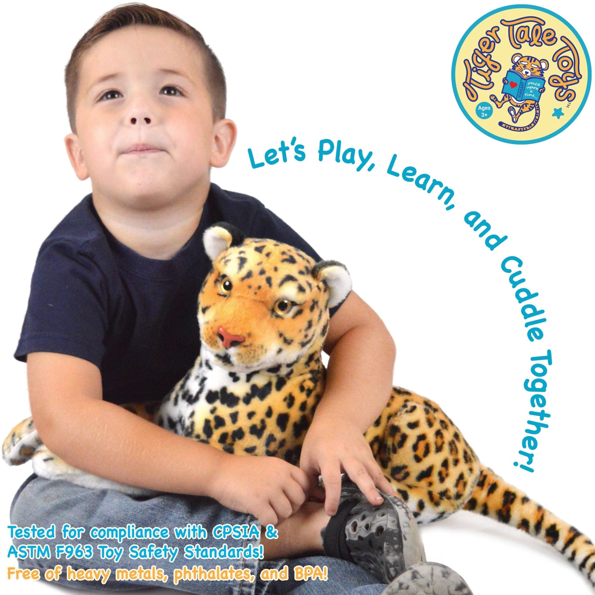 VIAHART Leah The Leopard 20 Inch Stuffed Animal Plush - Guzzgoggs