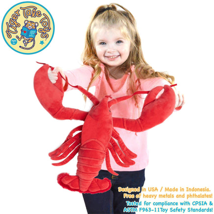VIAHART Lenora The Lobster 13 Inch Stuffed Animal Plush By Tiger Tales - Guzzgoggs