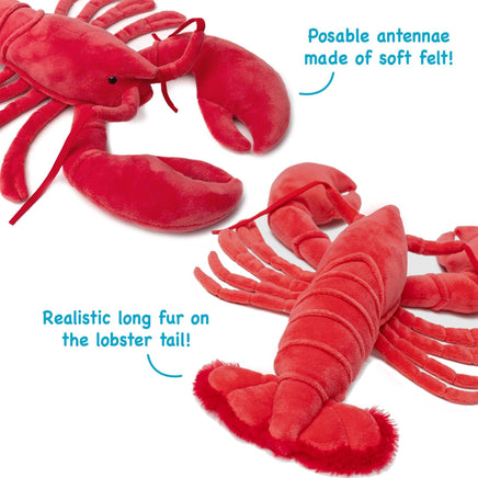 VIAHART Lenora The Lobster 13 Inch Stuffed Animal Plush By Tiger Tales - Guzzgoggs