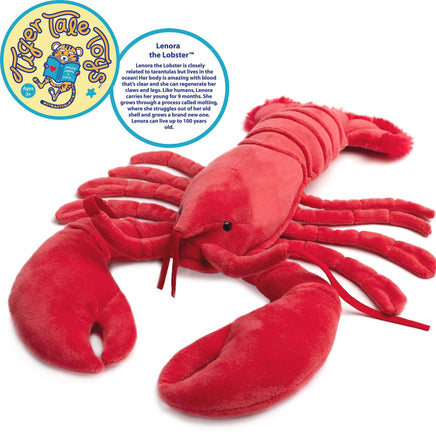 VIAHART Lenora The Lobster 13 Inch Stuffed Animal Plush By Tiger Tales - Guzzgoggs