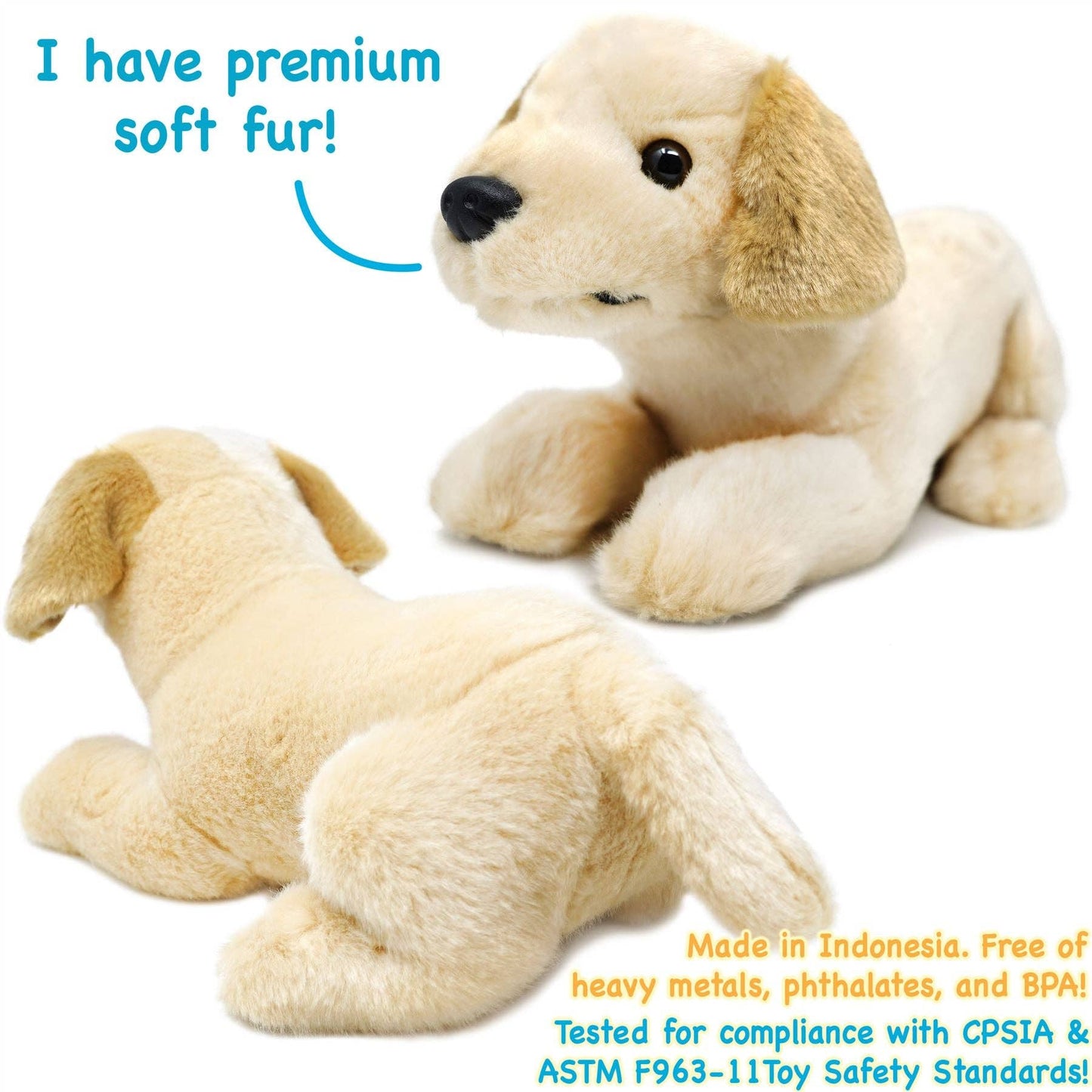 VIAHART Lorrie the Labrador 17 Inch - Guzzgoggs