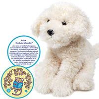 VIAHART Luka The Labradoodle 12 Inch Stuffed Animal Plush - Guzzgoggs
