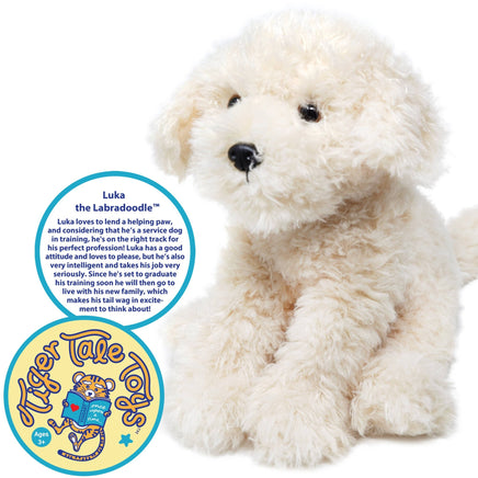 VIAHART Luka The Labradoodle 12 Inch Stuffed Animal Plush - Guzzgoggs