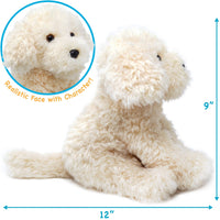 VIAHART Luka The Labradoodle 12 Inch Stuffed Animal Plush - Guzzgoggs