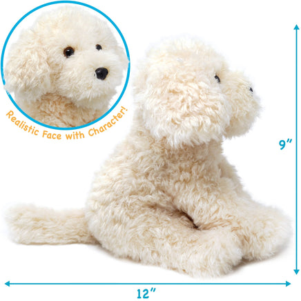 VIAHART Luka The Labradoodle 12 Inch Stuffed Animal Plush - Guzzgoggs