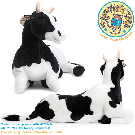 VIAHART Milhouse The Cow 27 Inch Stuffed Animal Plush - Guzzgoggs