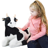 VIAHART Milhouse The Cow 27 Inch Stuffed Animal Plush - Guzzgoggs