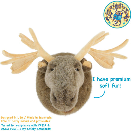 VIAHART Muscovy The Moose 19 Inch Stuffed Animal Plush - Guzzgoggs
