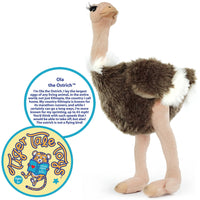 VIAHART Ola The Ostrich 12 Inch Stuffed Animal Plush - Guzzgoggs