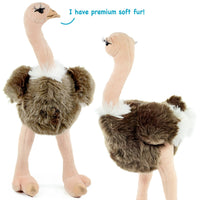 VIAHART Ola The Ostrich 12 Inch Stuffed Animal Plush - Guzzgoggs