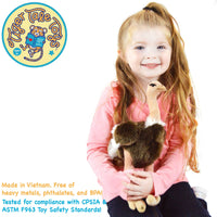 VIAHART Ola The Ostrich 12 Inch Stuffed Animal Plush - Guzzgoggs