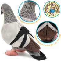 VIAHART Pepper The Pigeon 8.5 Inch Stuffed Animal Plush Bird - Guzzgoggs