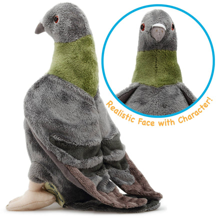 VIAHART Pepper The Pigeon 9 Inch - Guzzgoggs