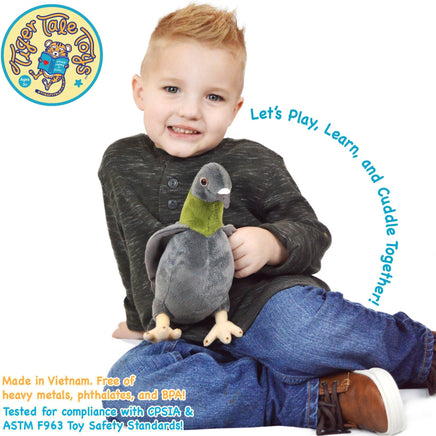 VIAHART Pepper The Pigeon 9 Inch - Guzzgoggs