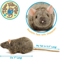 VIAHART Reuben The Rat 7 Inch - Guzzgoggs