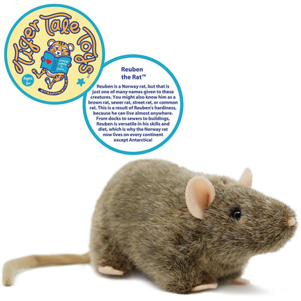 VIAHART Reuben The Rat 7 Inch - Guzzgoggs
