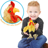 VIAHART Riley The Rooster 7 Inch Stuffed Animal Plush - Guzzgoggs