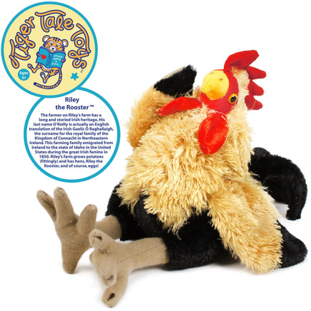 VIAHART Riley The Rooster 7 Inch Stuffed Animal Plush - Guzzgoggs