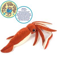 VIAHART Shubert The Squid 34 Inch Stuffed Animal Plush - Guzzgoggs
