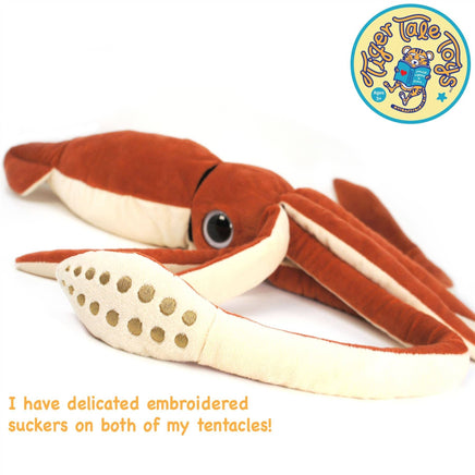 VIAHART Shubert The Squid 34 Inch Stuffed Animal Plush - Guzzgoggs