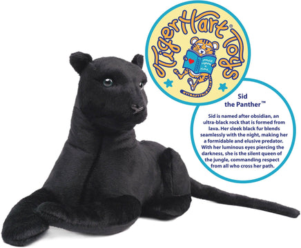 VIAHART Sid The Panther - Squeeze Me! 17 Inch Stuffed Animal Plush - Guzzgoggs
