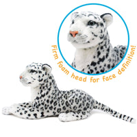 VIAHART Sinovia The Snow Leopard 17 Inch Stuffed Animal Plush - Guzzgoggs