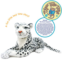 VIAHART Sinovia The Snow Leopard 17 Inch Stuffed Animal Plush - Guzzgoggs