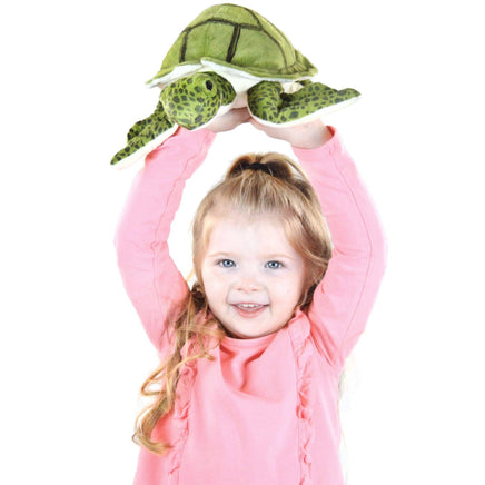 VIAHART Turquoise The Green Sea Turtle 10 Inch Stuffed Animal Plush - Guzzgoggs