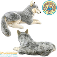 VIAHART - Winry The Wolf 26 Inch Stuffed Animal Plush - Guzzgoggs
