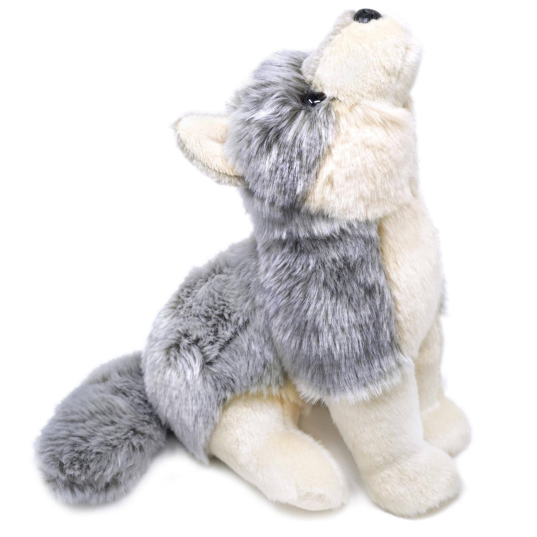VIAHART Wolcott the Wolf 11 Inch Stuffed Animal Plush - Guzzgoggs
