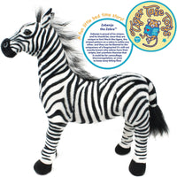 VIAHART Zebenjo The Zebra 16 Inch Stuffed Animal Plush - Guzzgoggs